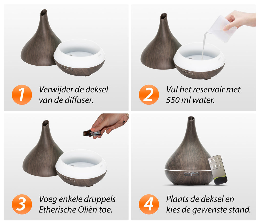 Lotus Pro - Dark Wood - Aroma Diffuser